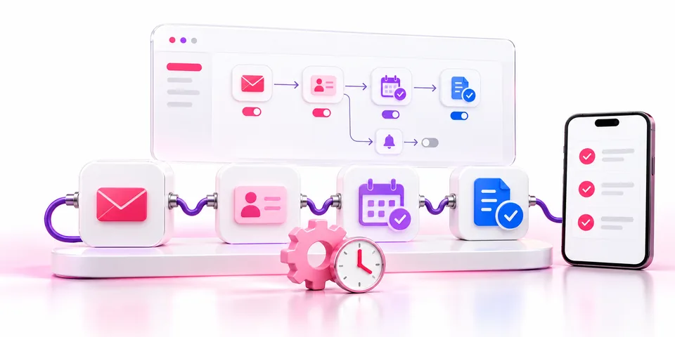 Automatisierung & Tools: vernetzte Workflows für E-Mail, Kontakte und Termine